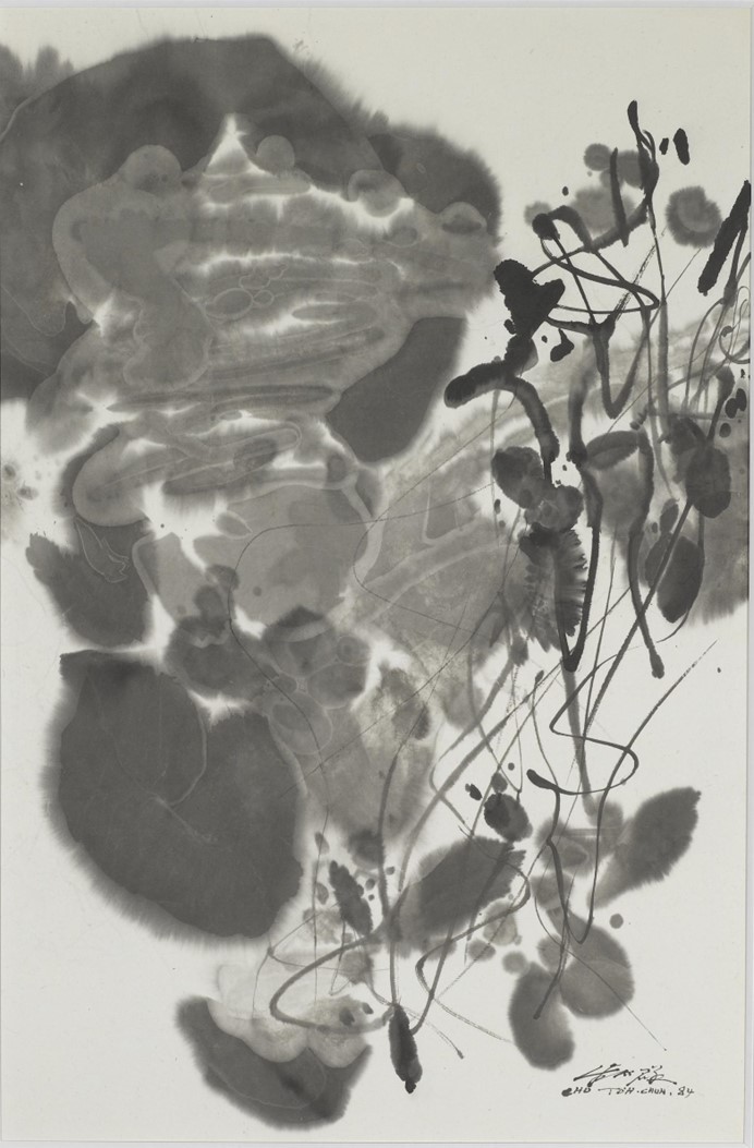 <h2>无题</h2><p>作者：朱德群（1920-2014）</p><p>创作年代：1984年</p><p>规格：69cm×46cm</p><p>品类：中国画</p>